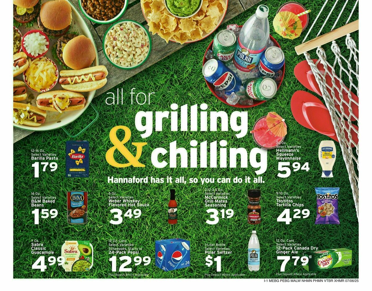 Hannaford Weekly Ad from July 6