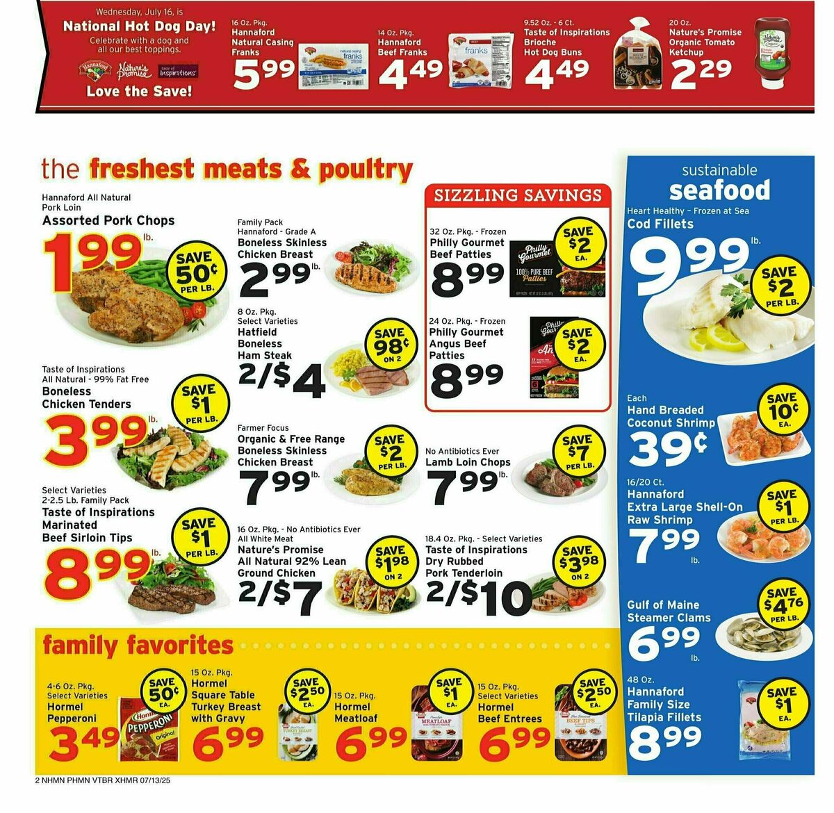 Hannaford Weekly Ad from July 13