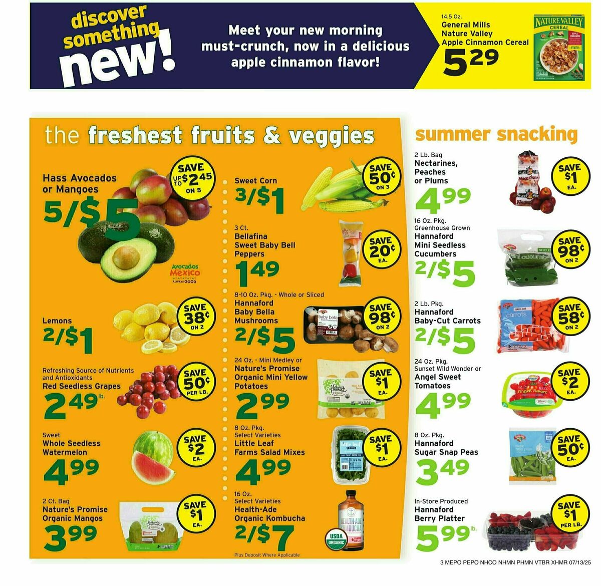 Hannaford Weekly Ad from July 13