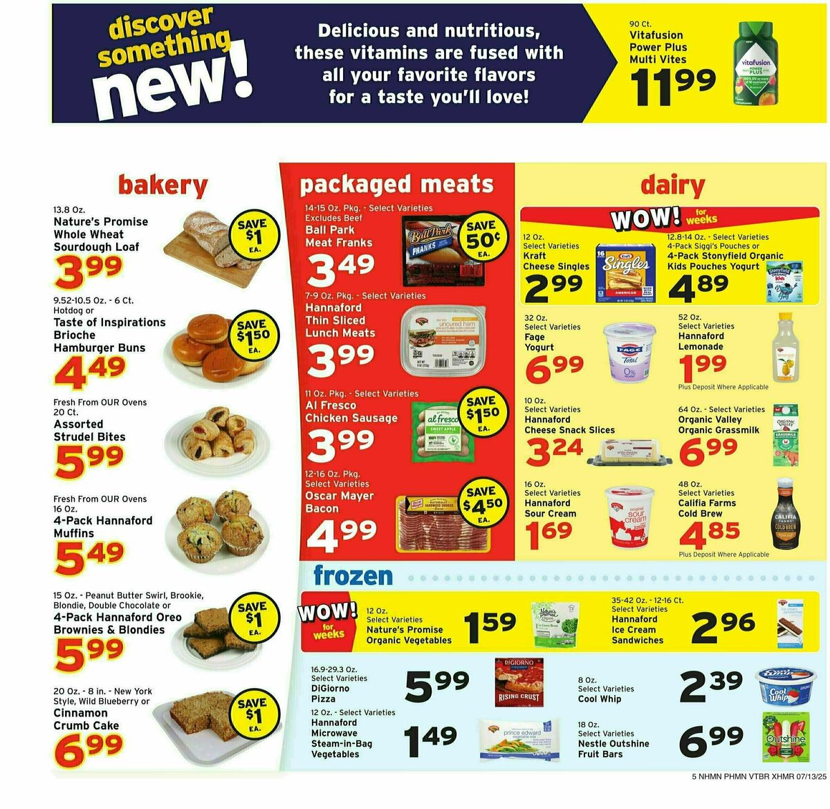 Hannaford Weekly Ad from July 13
