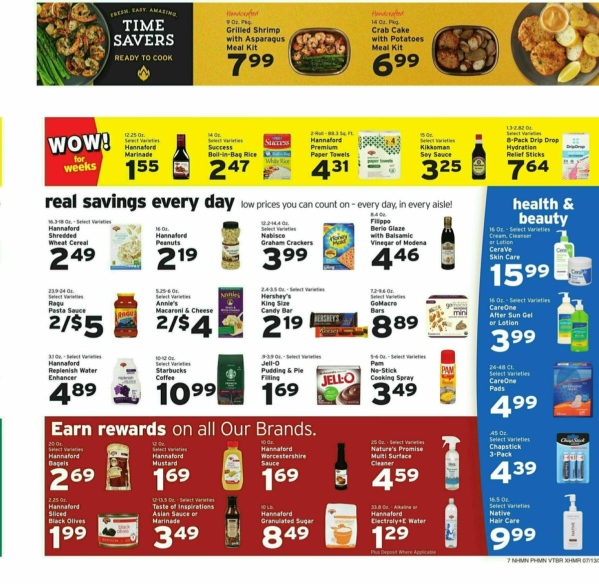 Hannaford Weekly Ad from July 13