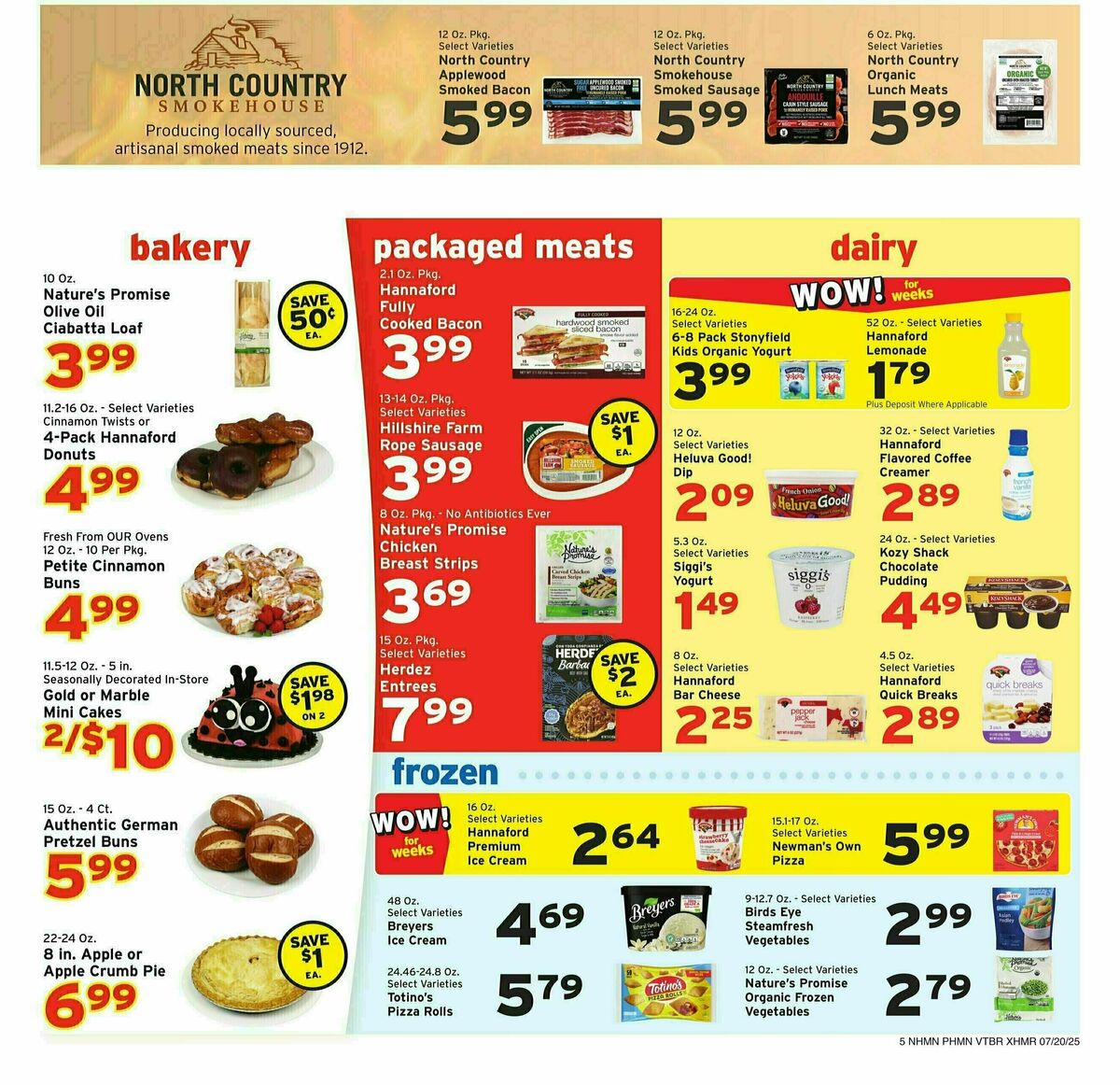 Hannaford Weekly Ad from July 20