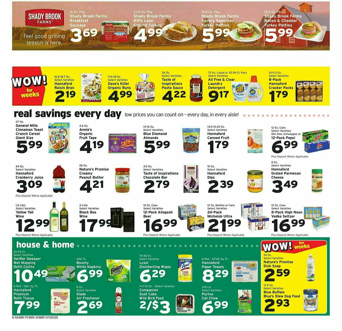 Hannaford Weekly Ad from July 20