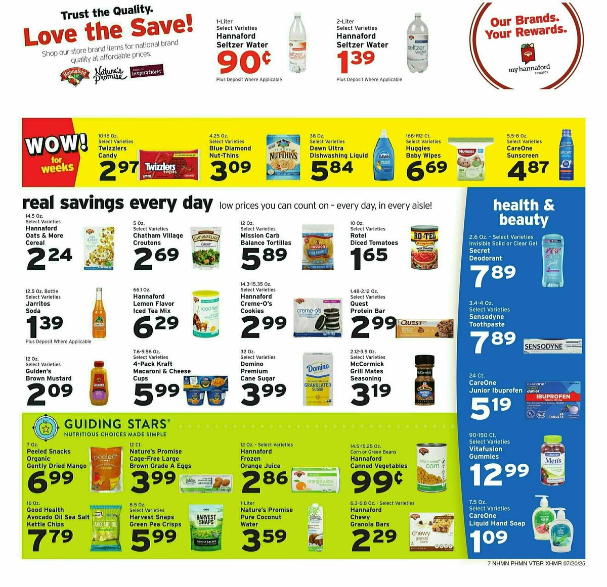Hannaford Weekly Ad from July 20