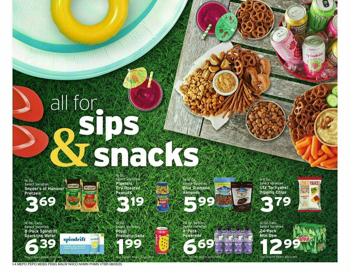 Hannaford Weekly Ad from August 3