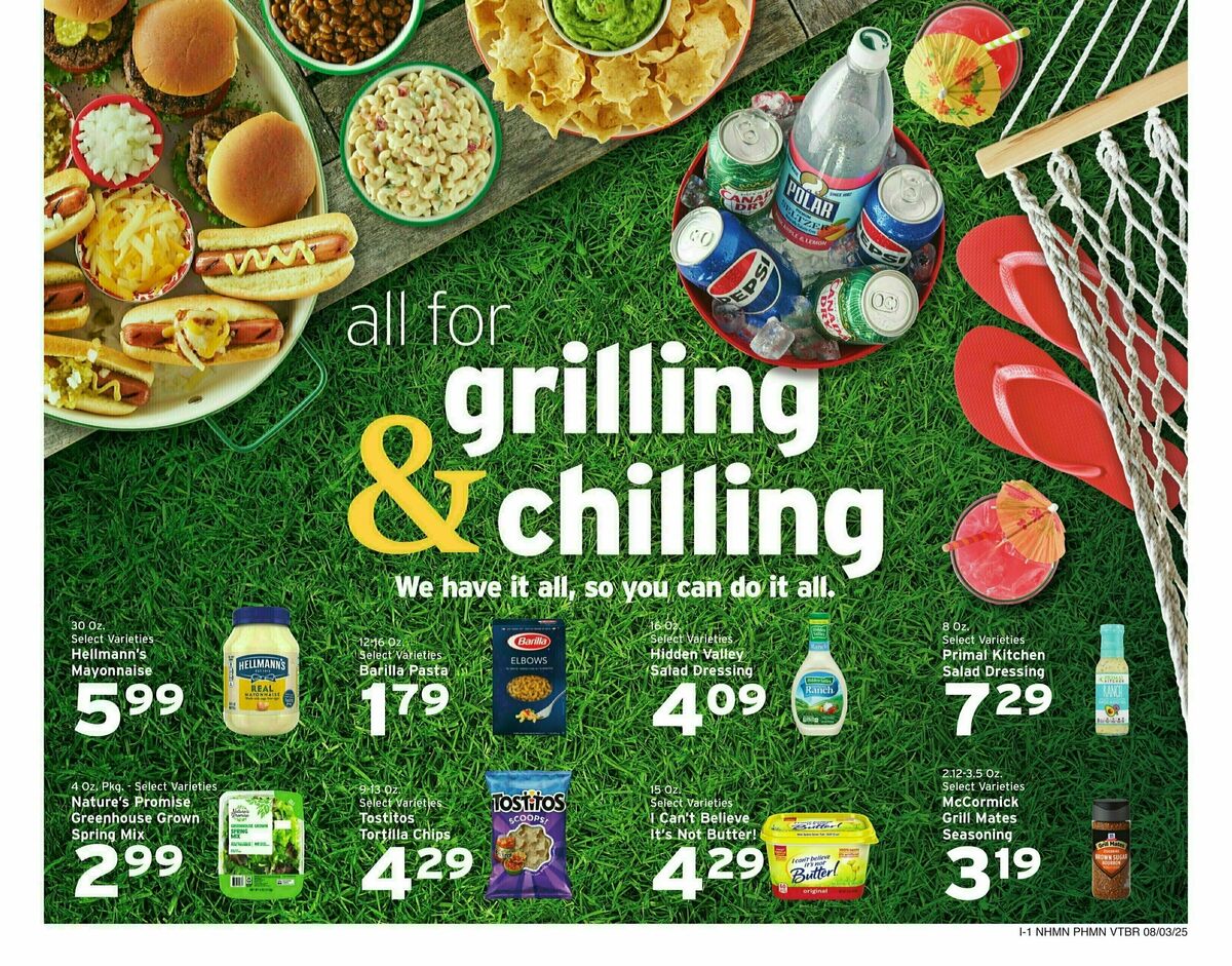 Hannaford Weekly Ad from August 3