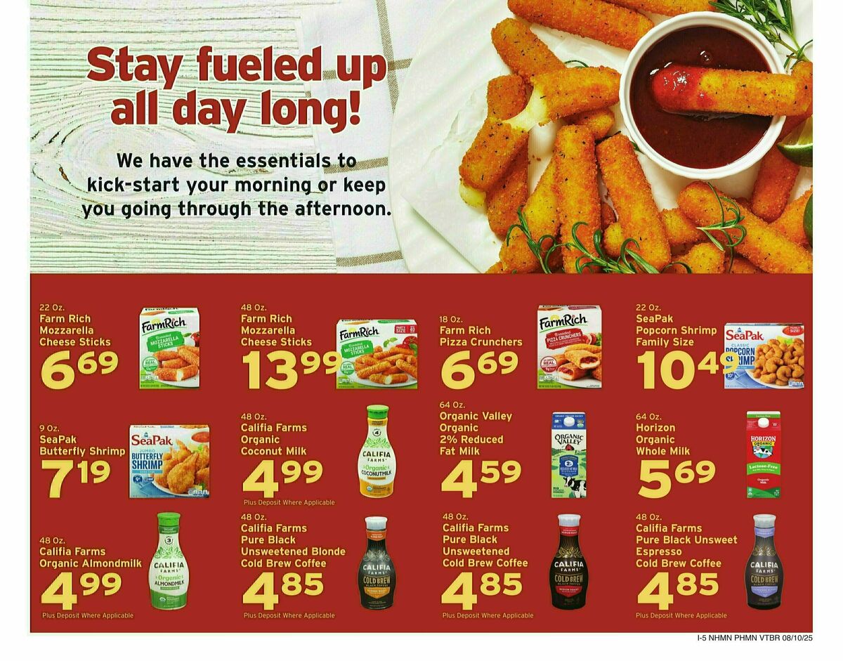 Hannaford Weekly Ad from August 10
