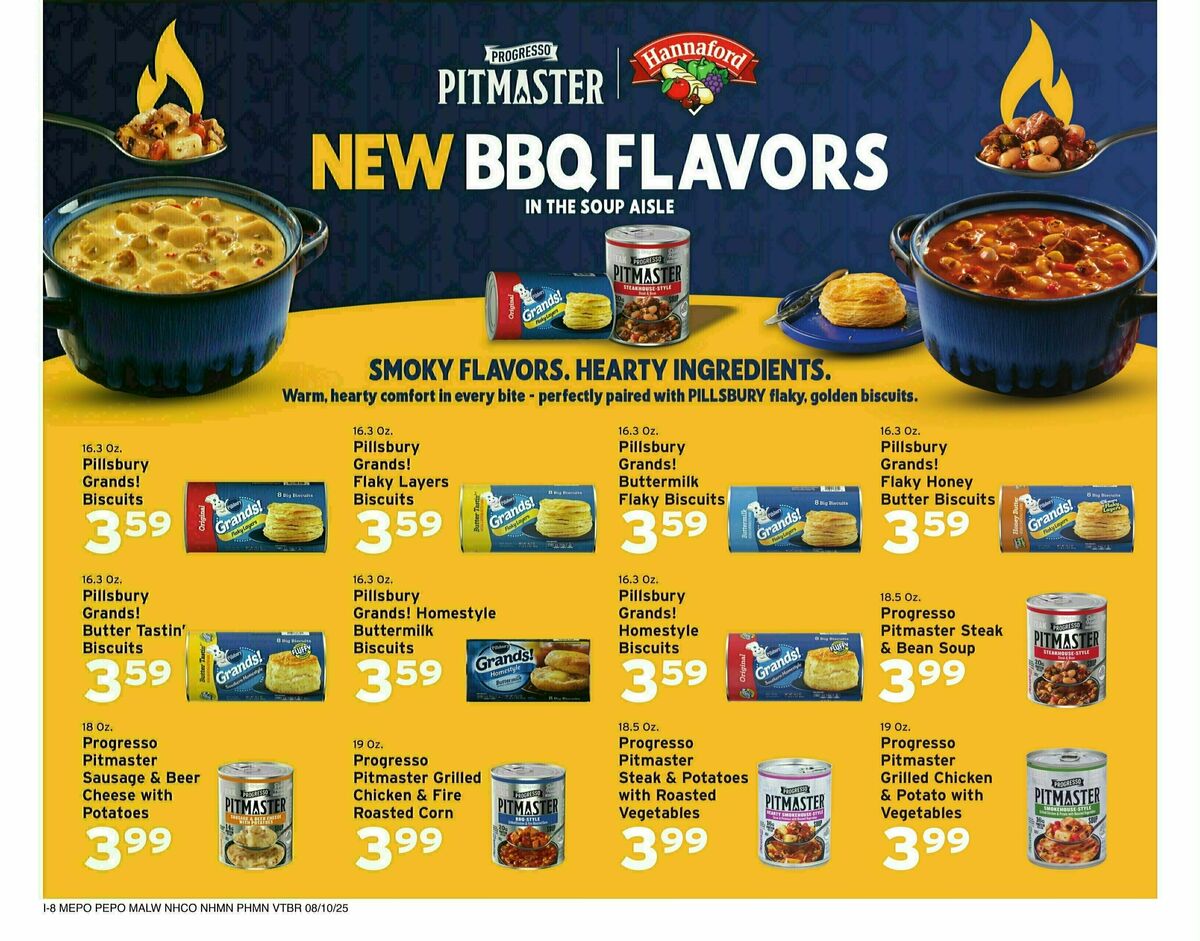 Hannaford Weekly Ad from August 10