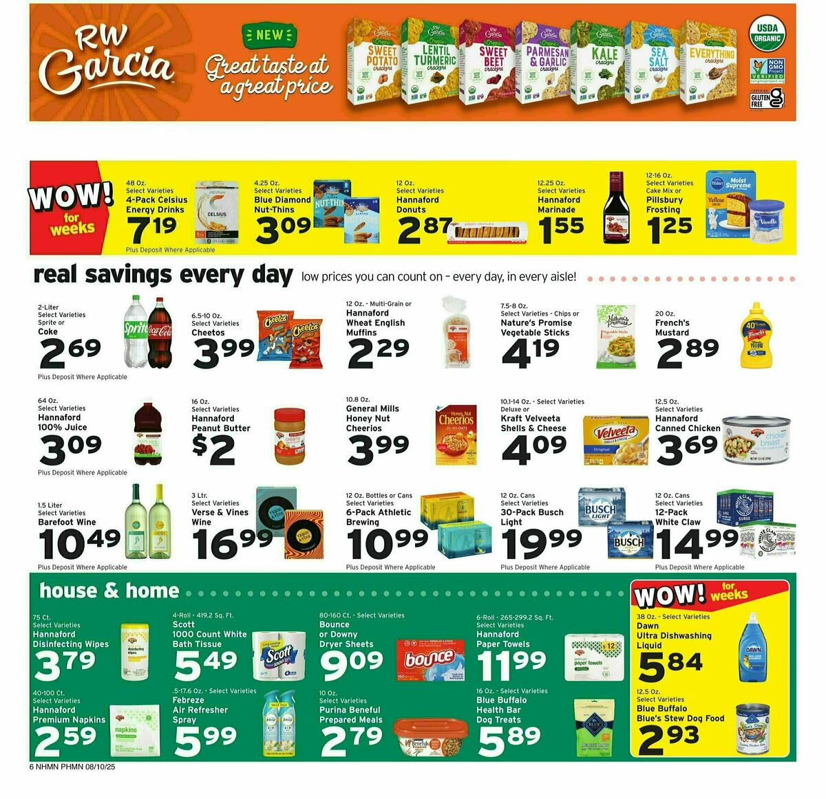 Hannaford Weekly Ad from August 10