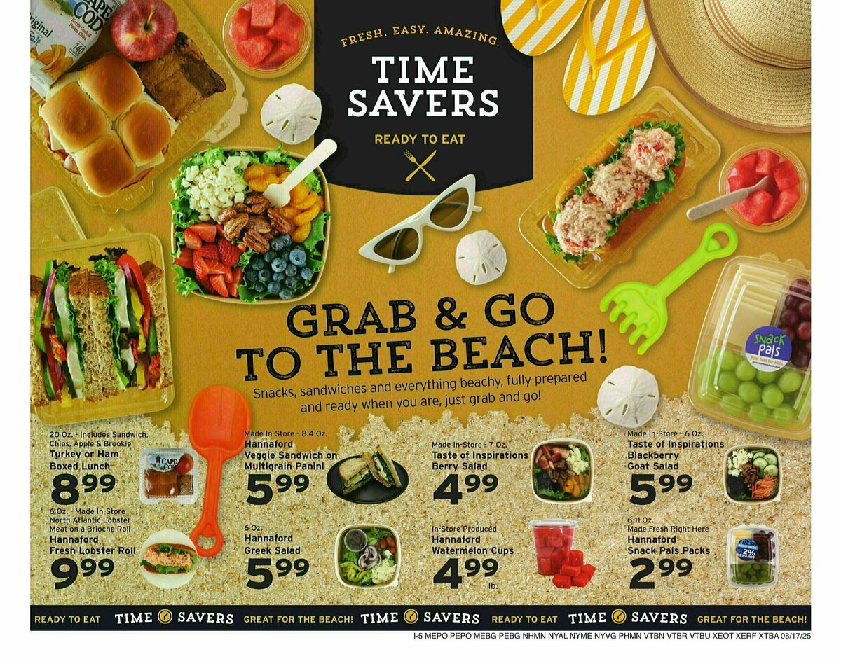 Hannaford Weekly Ad from August 17