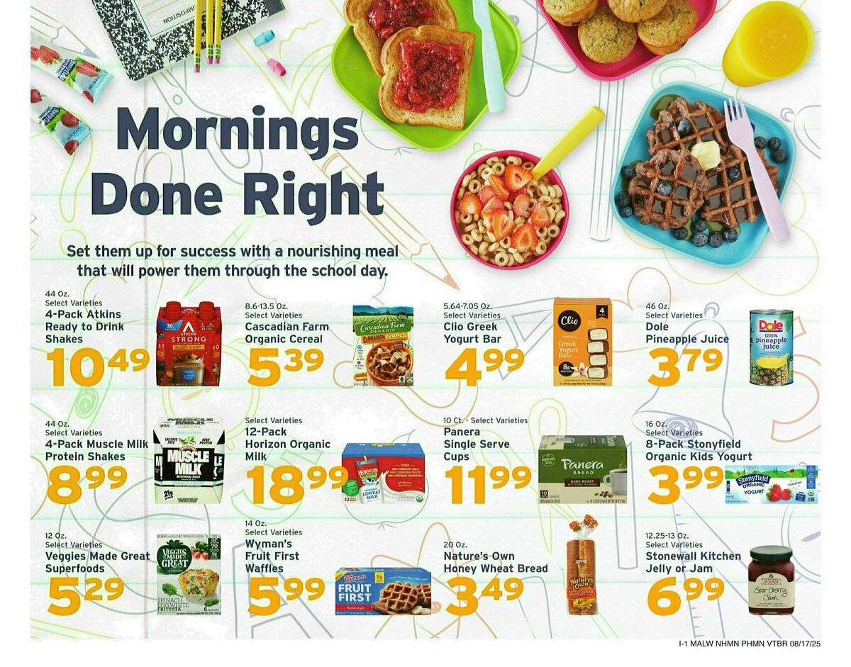 Hannaford Weekly Ad from August 17
