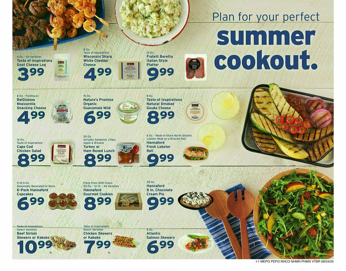 Hannaford Weekly Ad from August 24