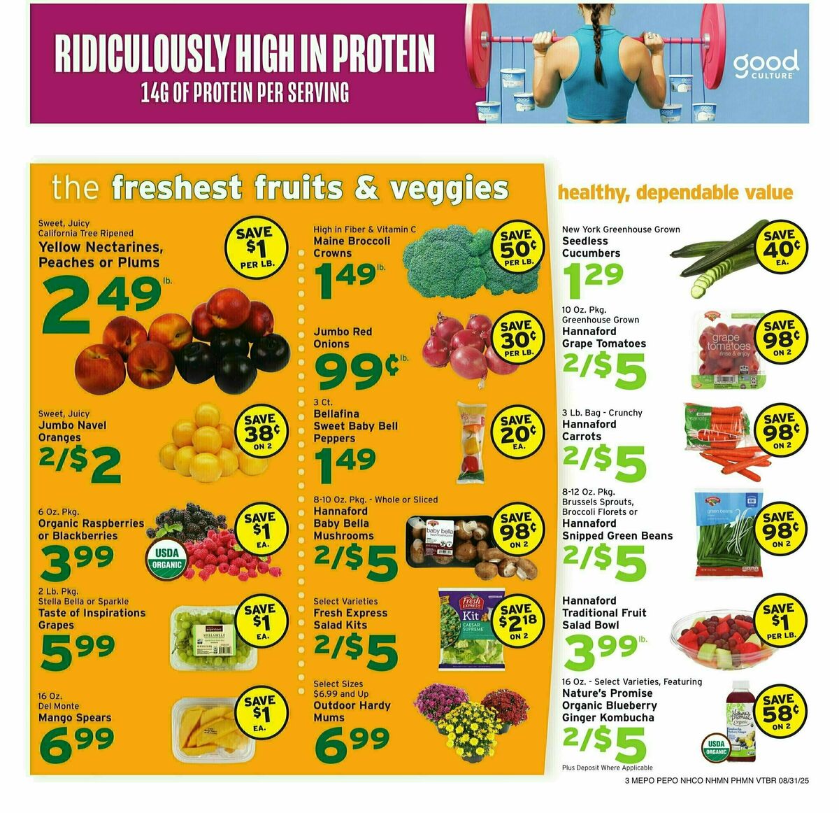 Hannaford Weekly Ad from August 31