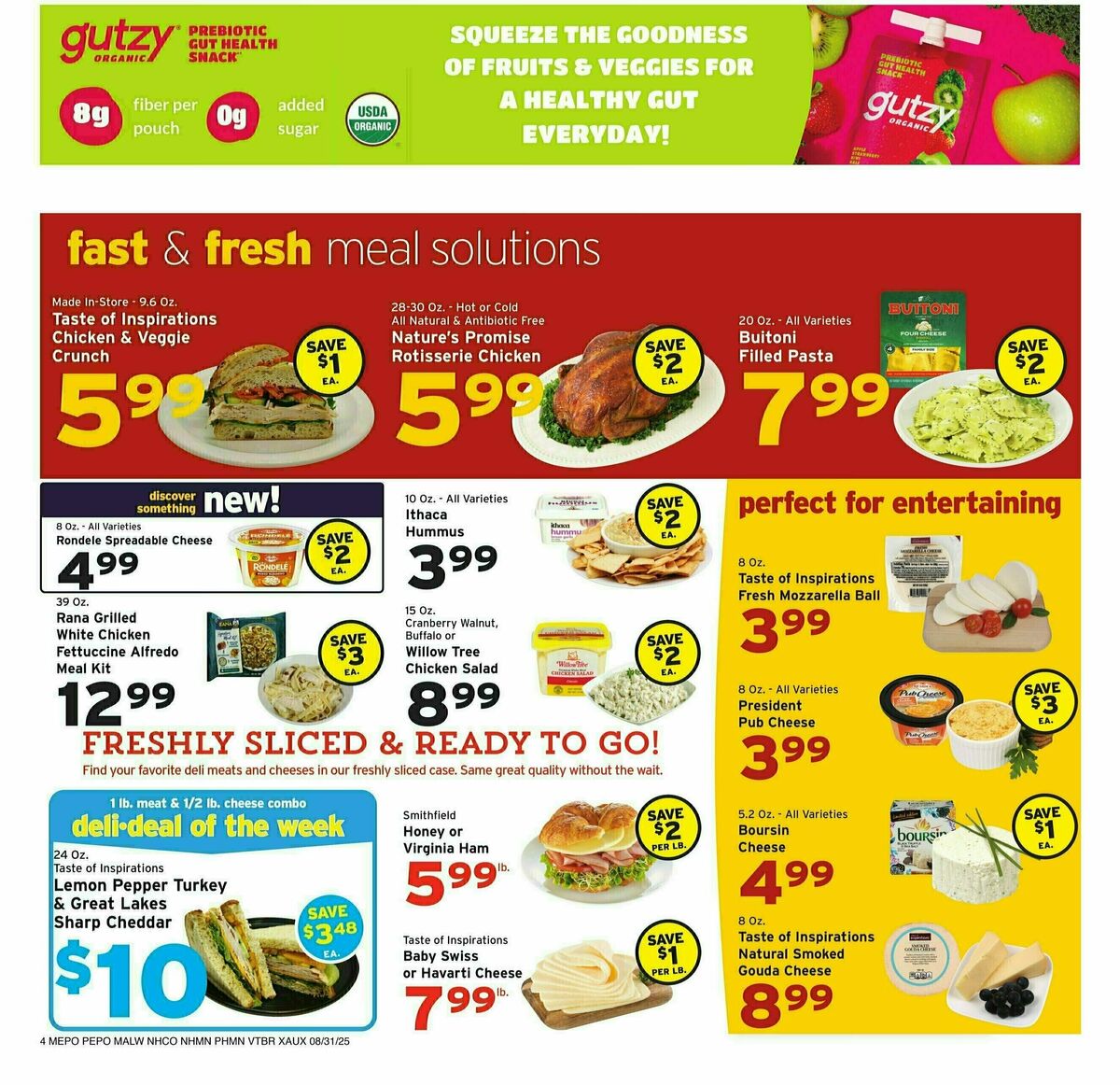 Hannaford Weekly Ad from August 31