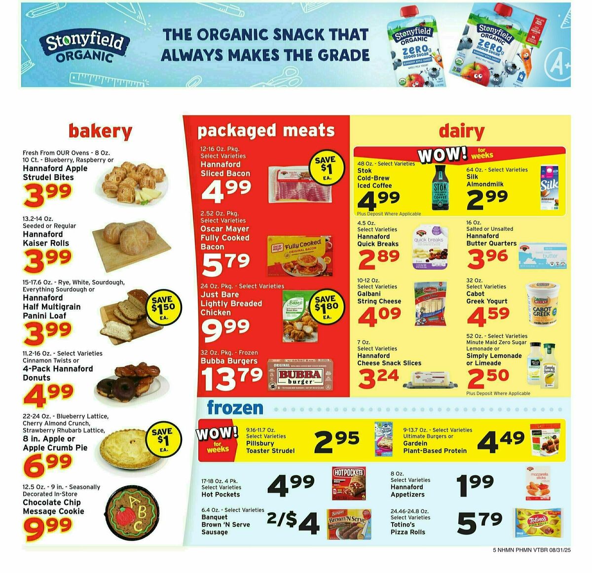 Hannaford Weekly Ad from August 31
