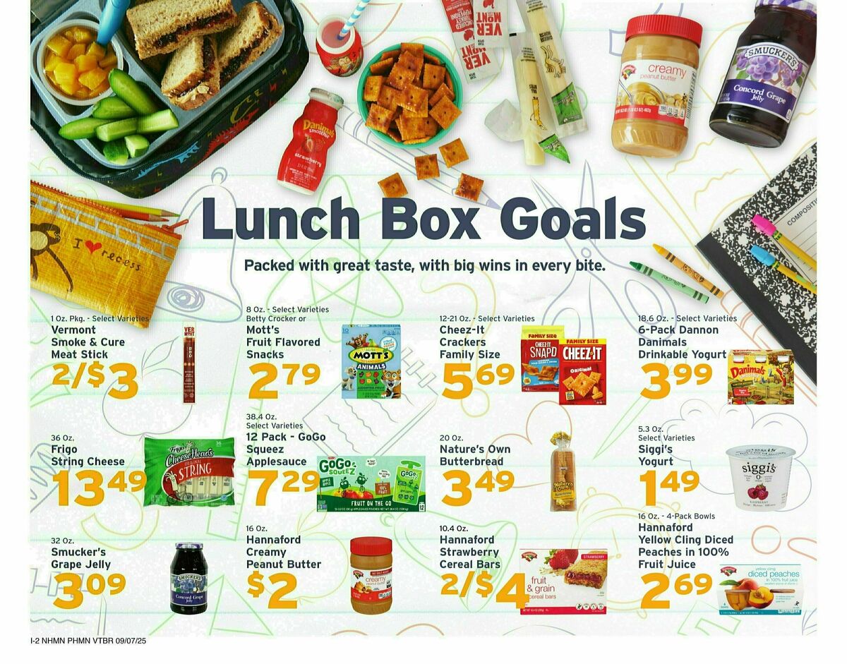 Hannaford Weekly Ad from September 7