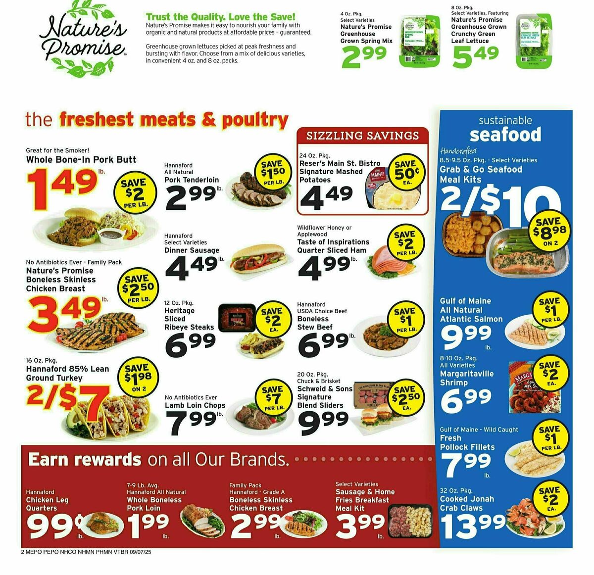 Hannaford Weekly Ad from September 7