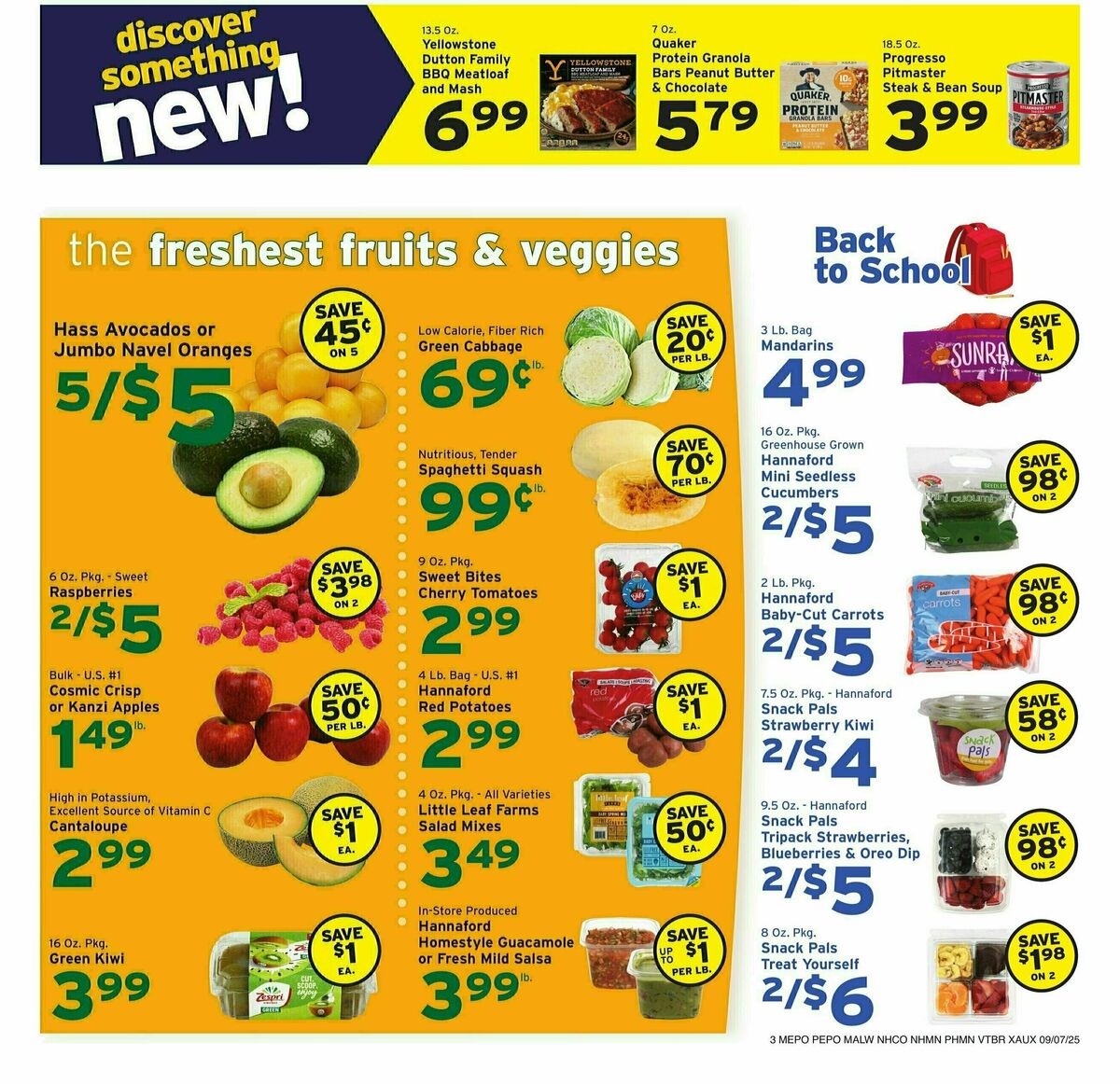 Hannaford Weekly Ad from September 7