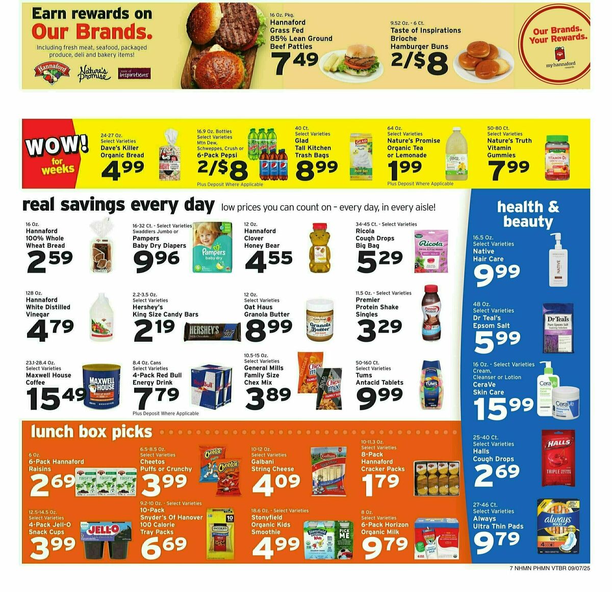 Hannaford Weekly Ad from September 7