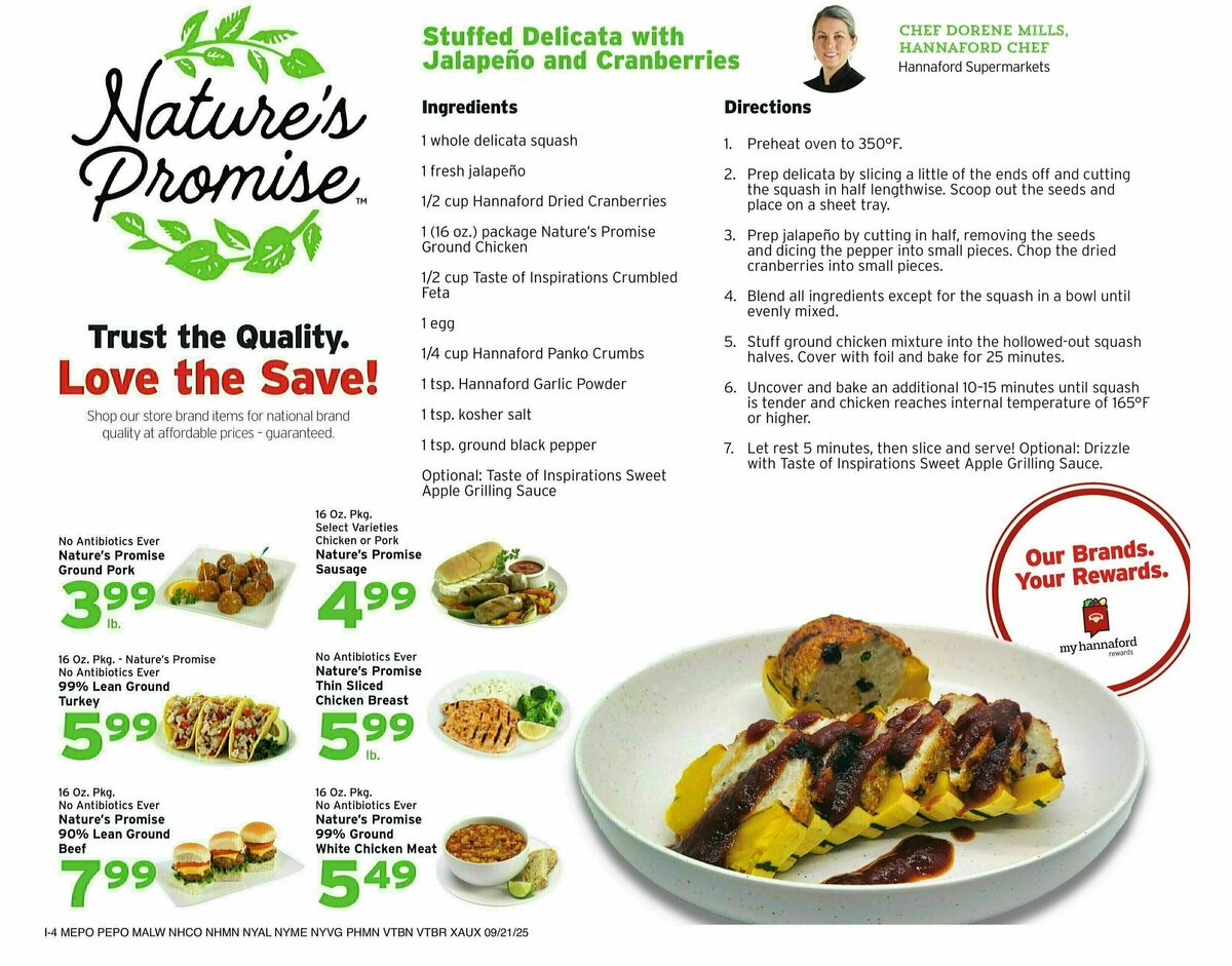Hannaford Weekly Ad from September 21