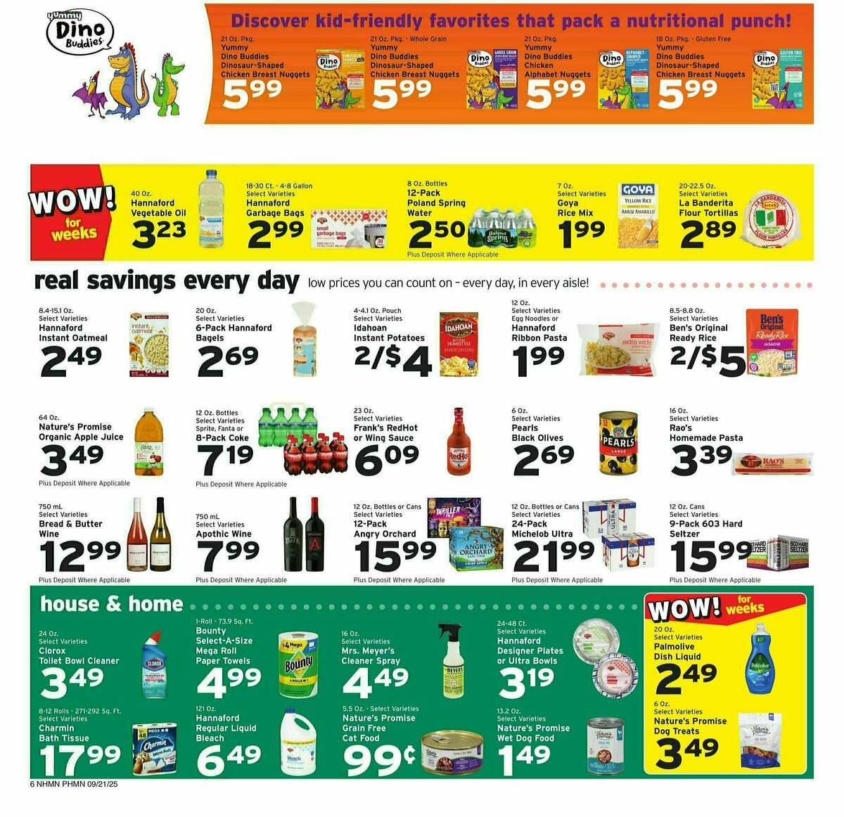 Hannaford Weekly Ad from September 21
