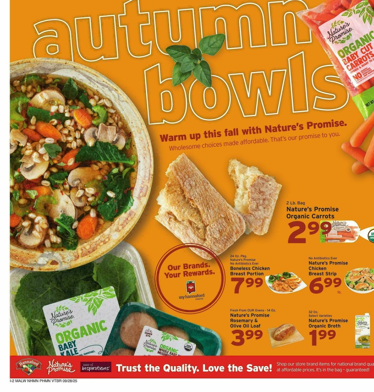 Hannaford Weekly Ad from September 28