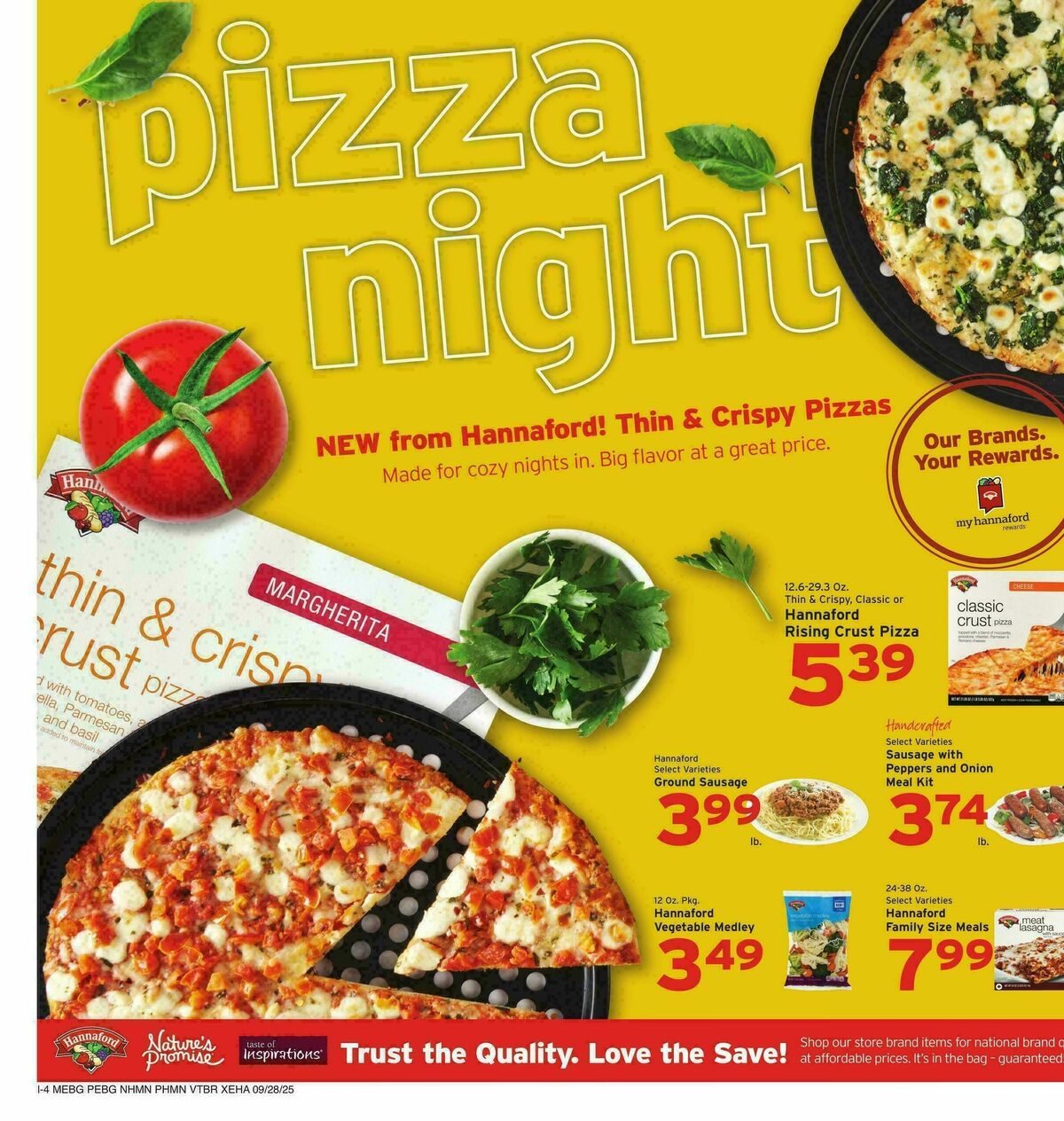 Hannaford Weekly Ad from September 28