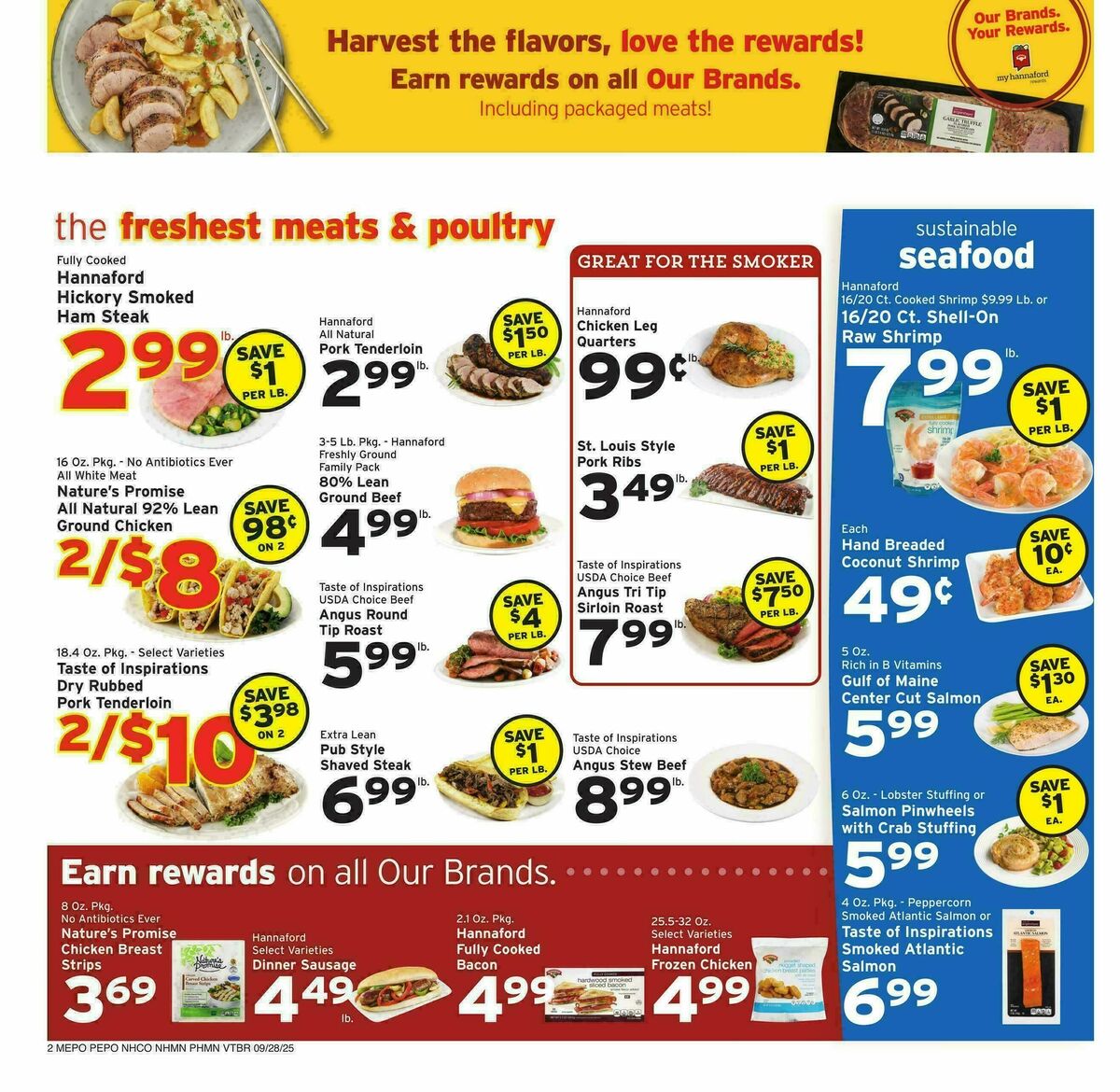 Hannaford Weekly Ad from September 28