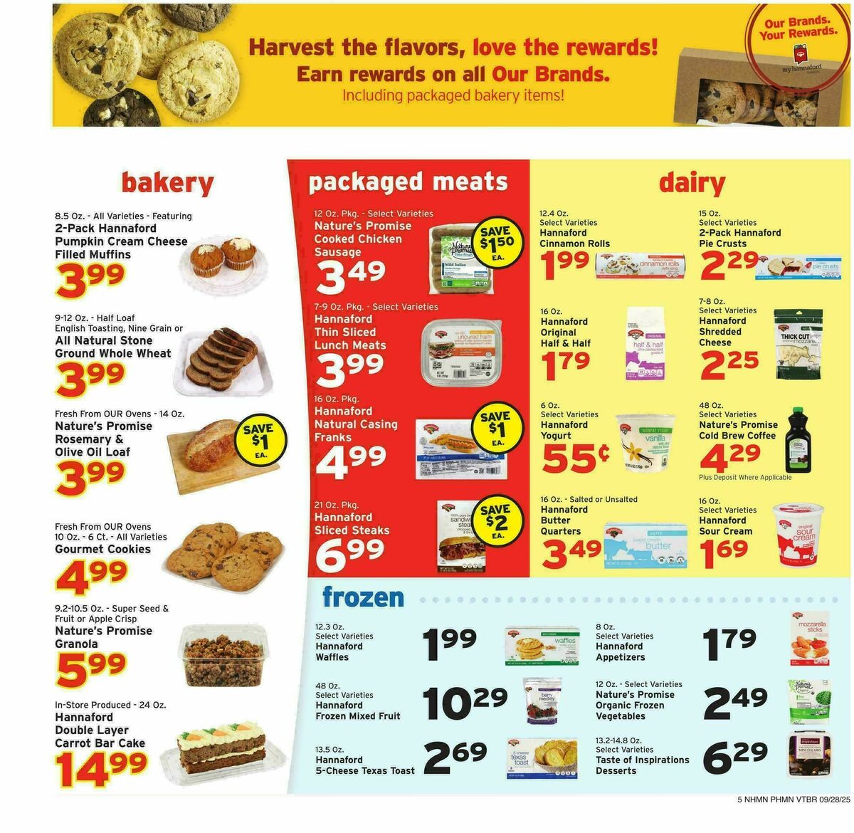 Hannaford Weekly Ad from September 28