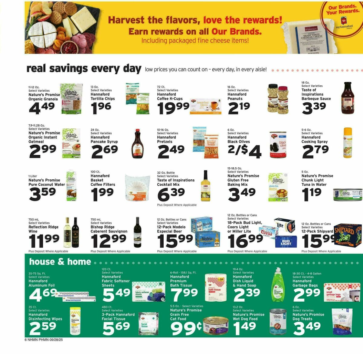 Hannaford Weekly Ad from September 28