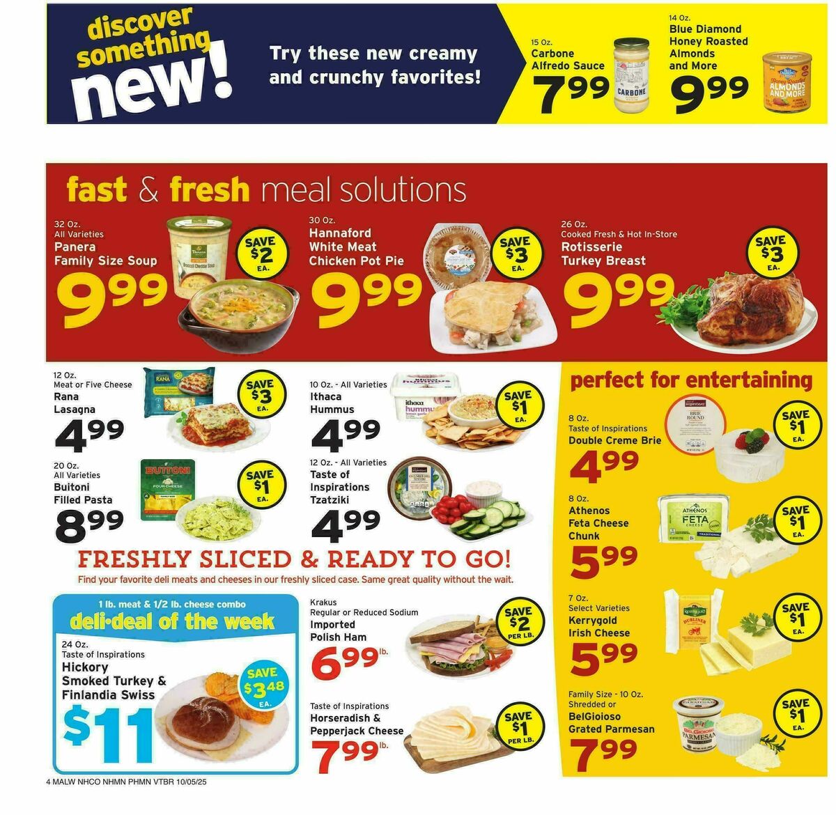 Hannaford Weekly Ad from October 5