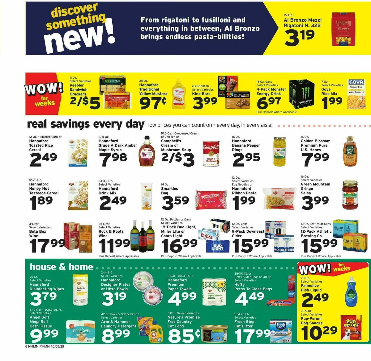 Hannaford Weekly Ad from October 5