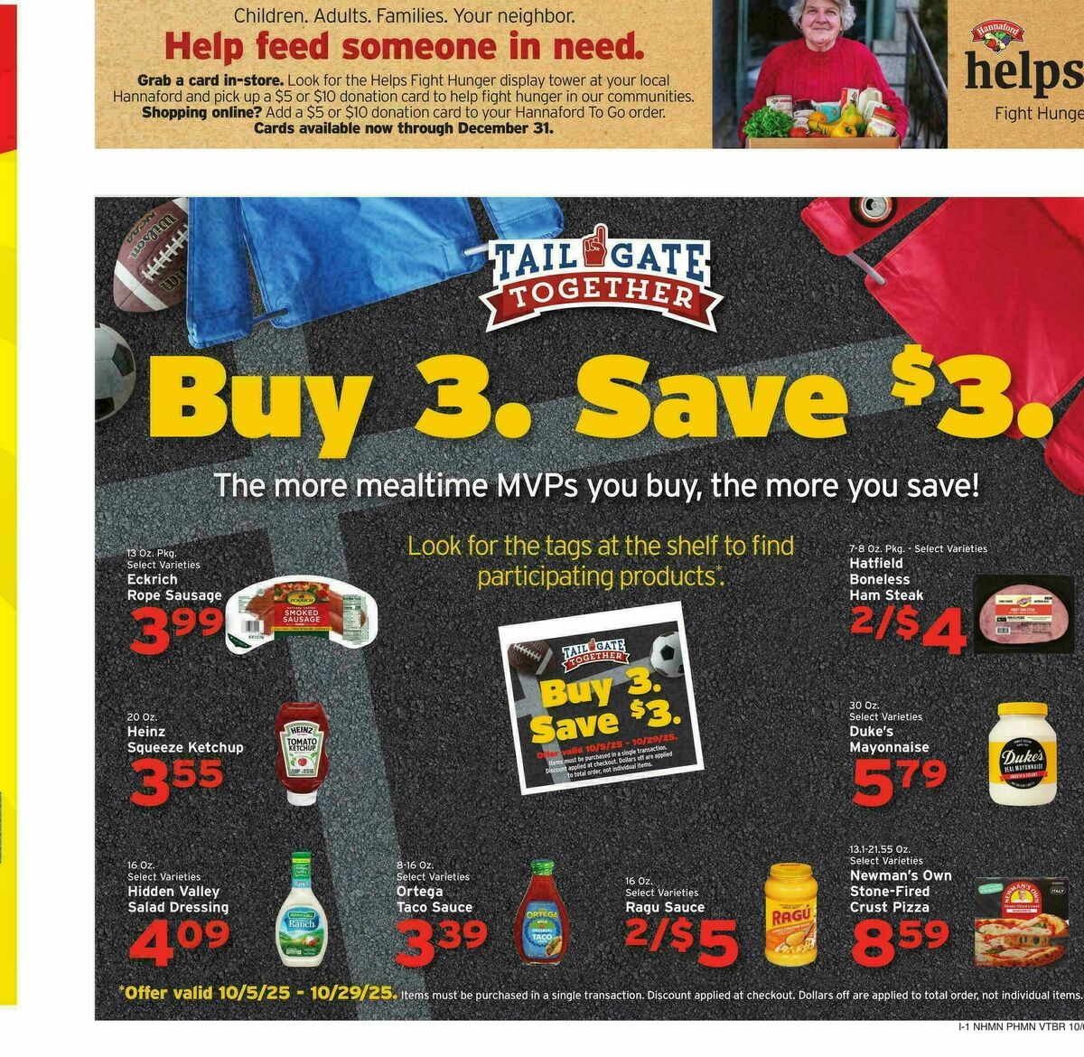 Hannaford Weekly Ad from October 5