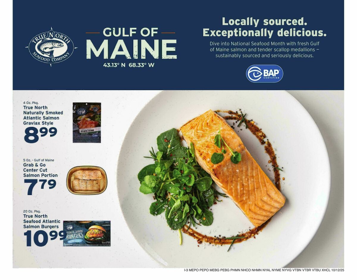 Hannaford Weekly Ad from October 12