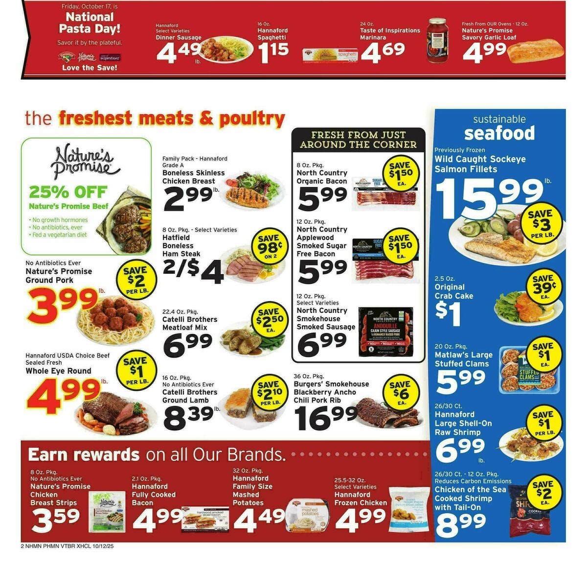 Hannaford Weekly Ad from October 12