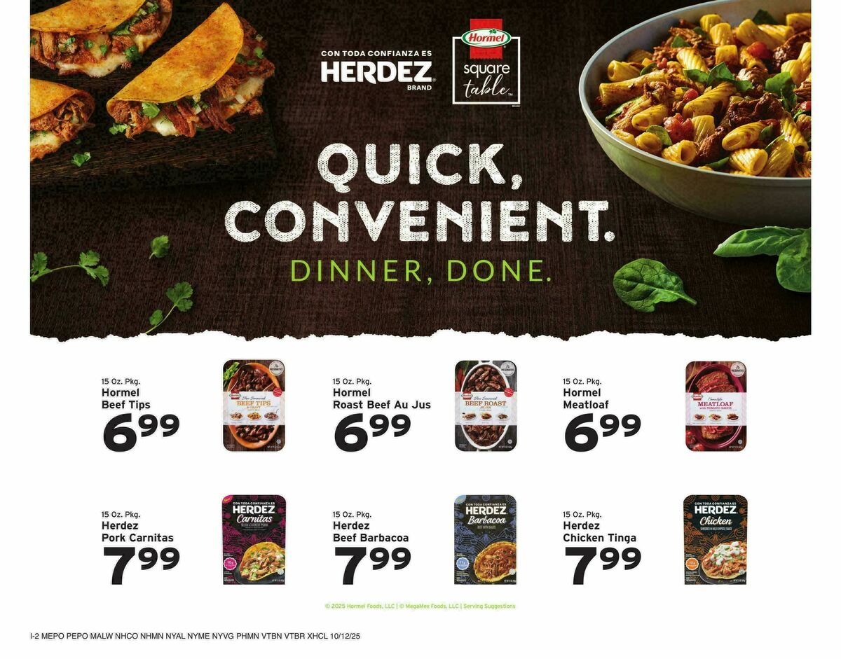 Hannaford Weekly Ad from October 12