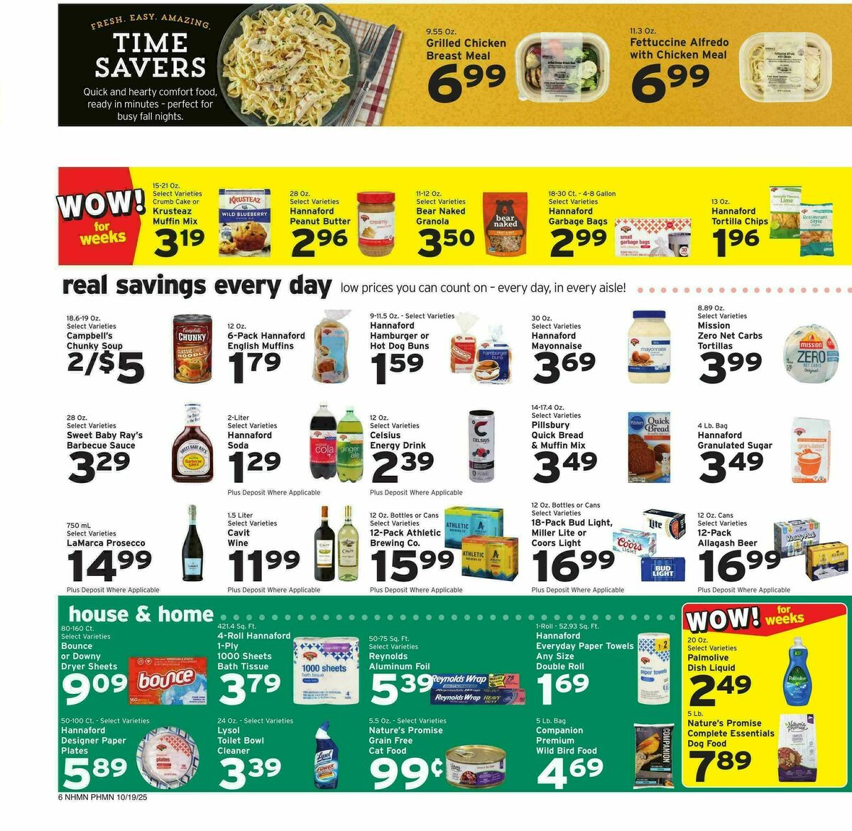 Hannaford Weekly Ad from October 19
