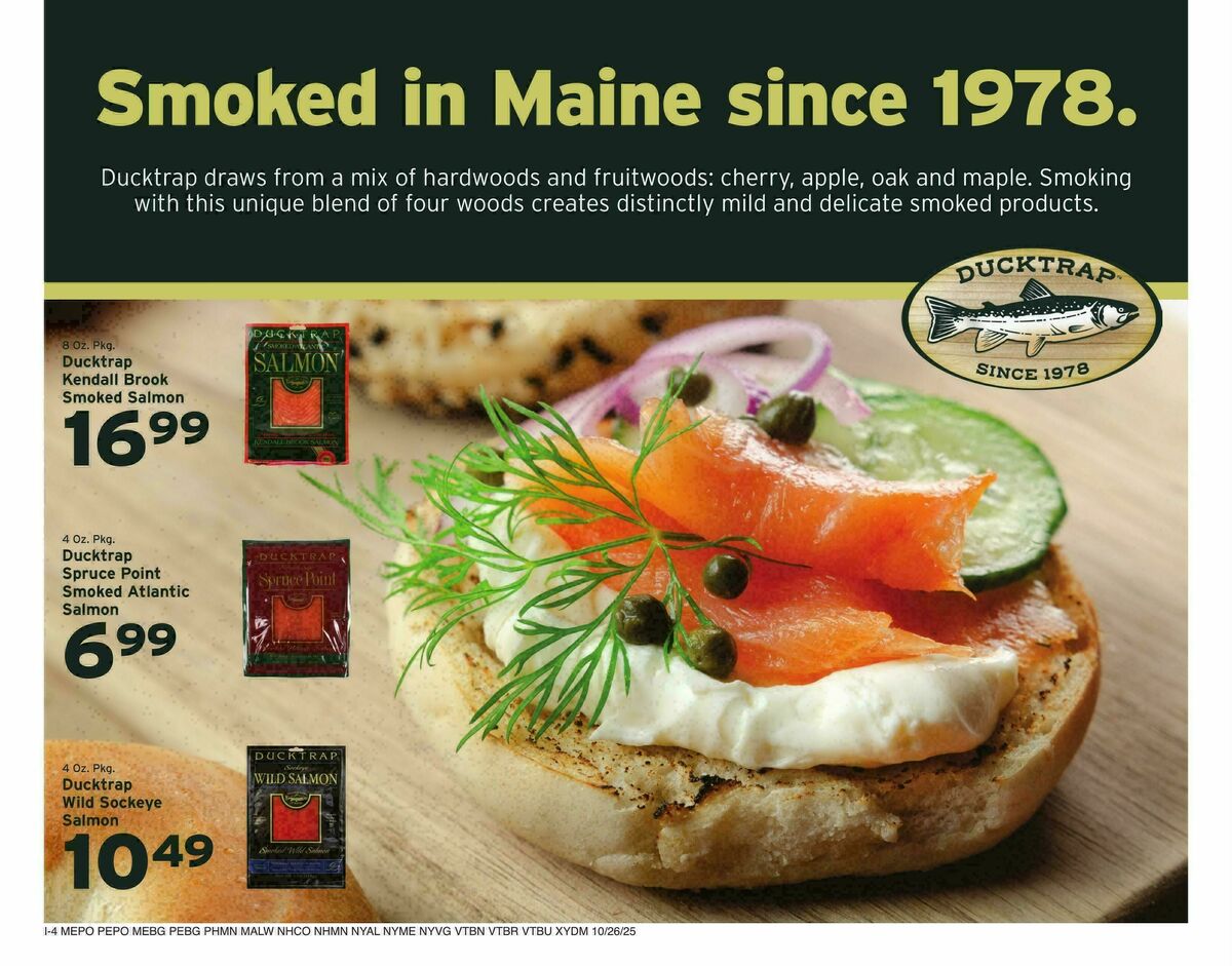 Hannaford Weekly Ad from October 26
