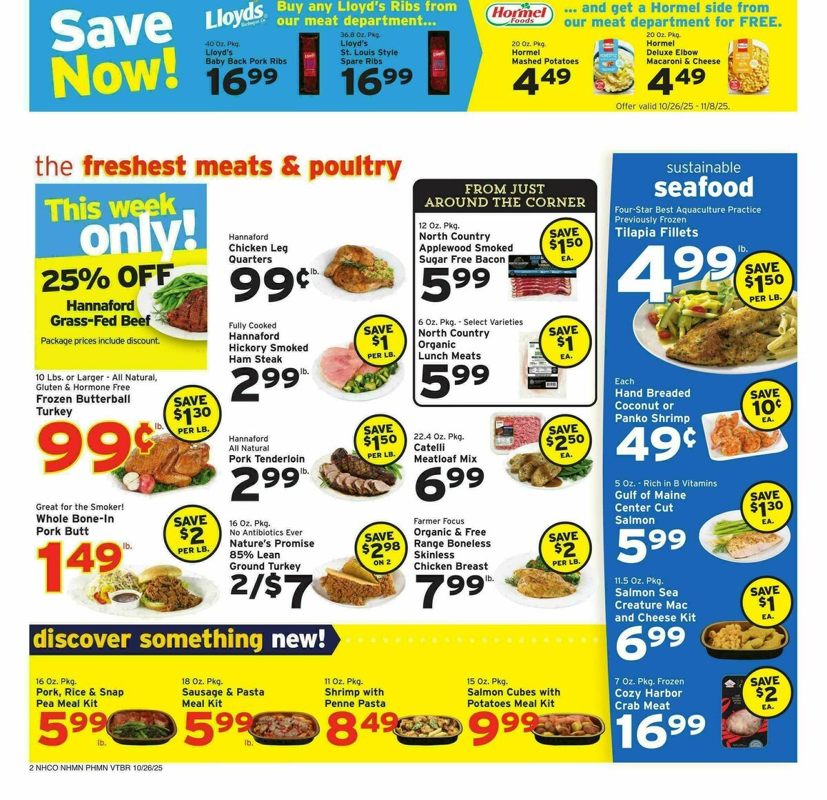 Hannaford Weekly Ad from October 26