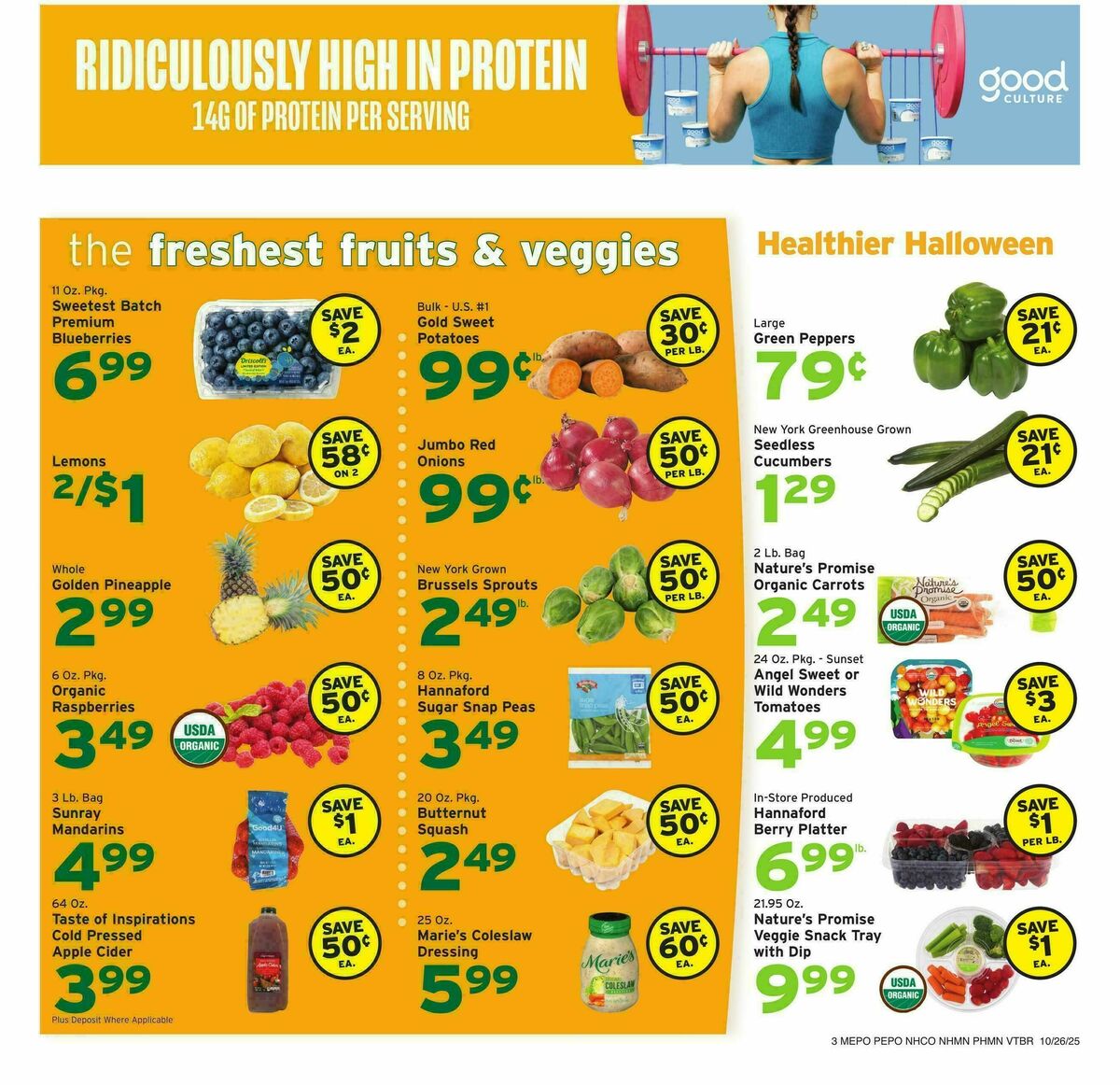 Hannaford Weekly Ad from October 26