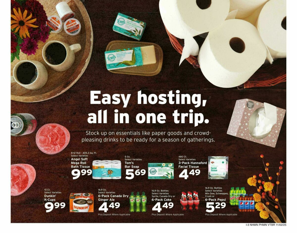 Hannaford Weekly Ad from November 2