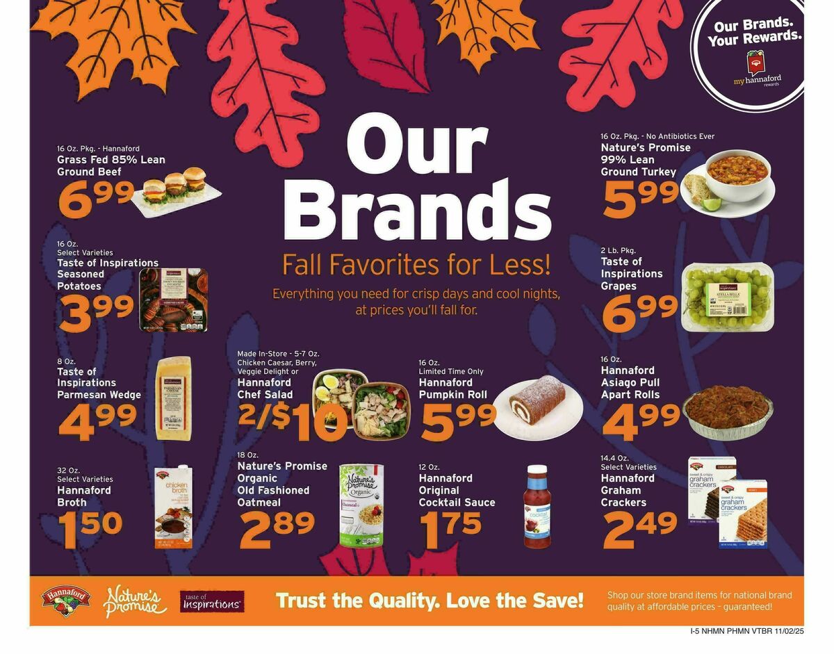 Hannaford Weekly Ad from November 2