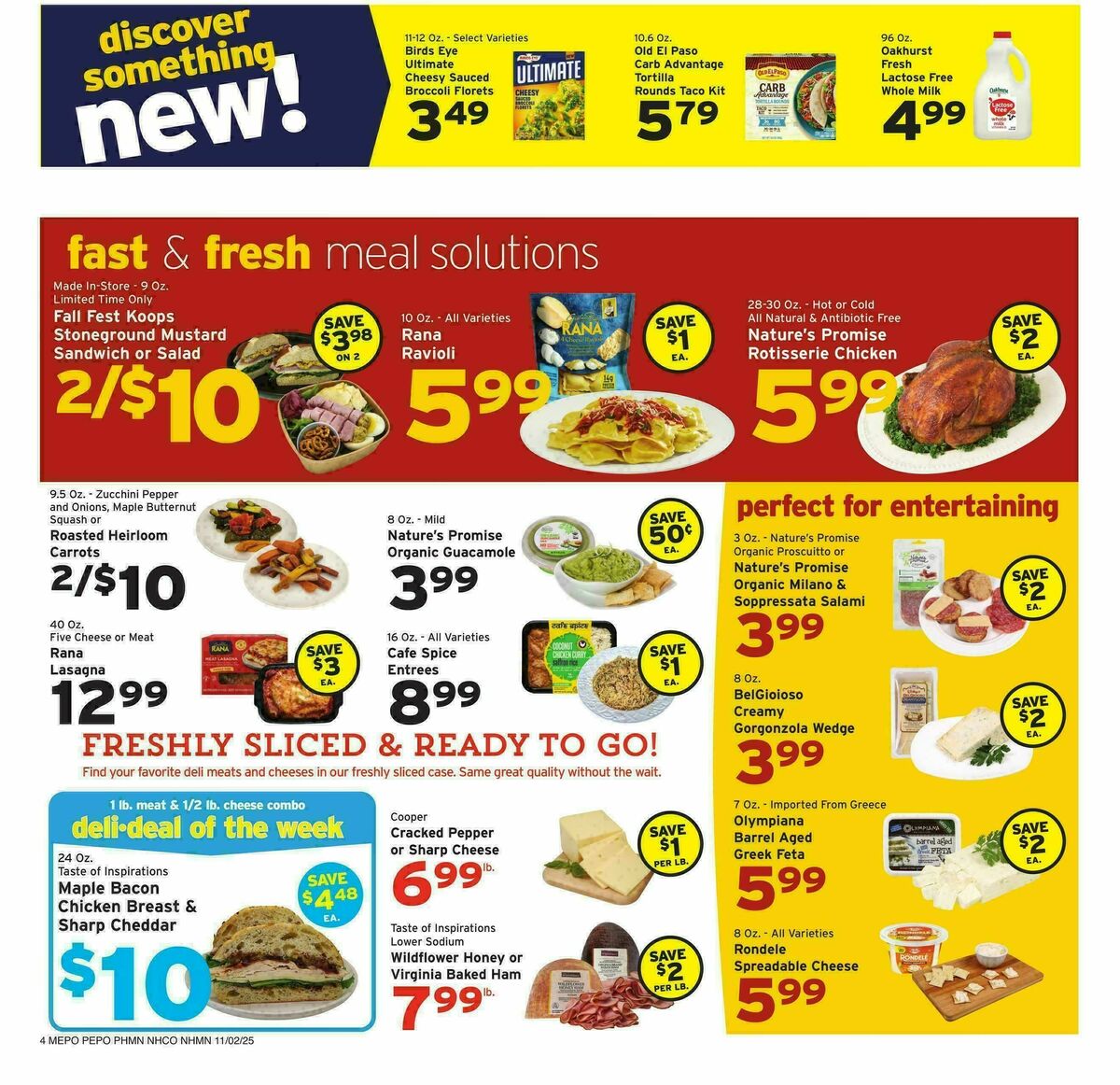 Hannaford Weekly Ad from November 2