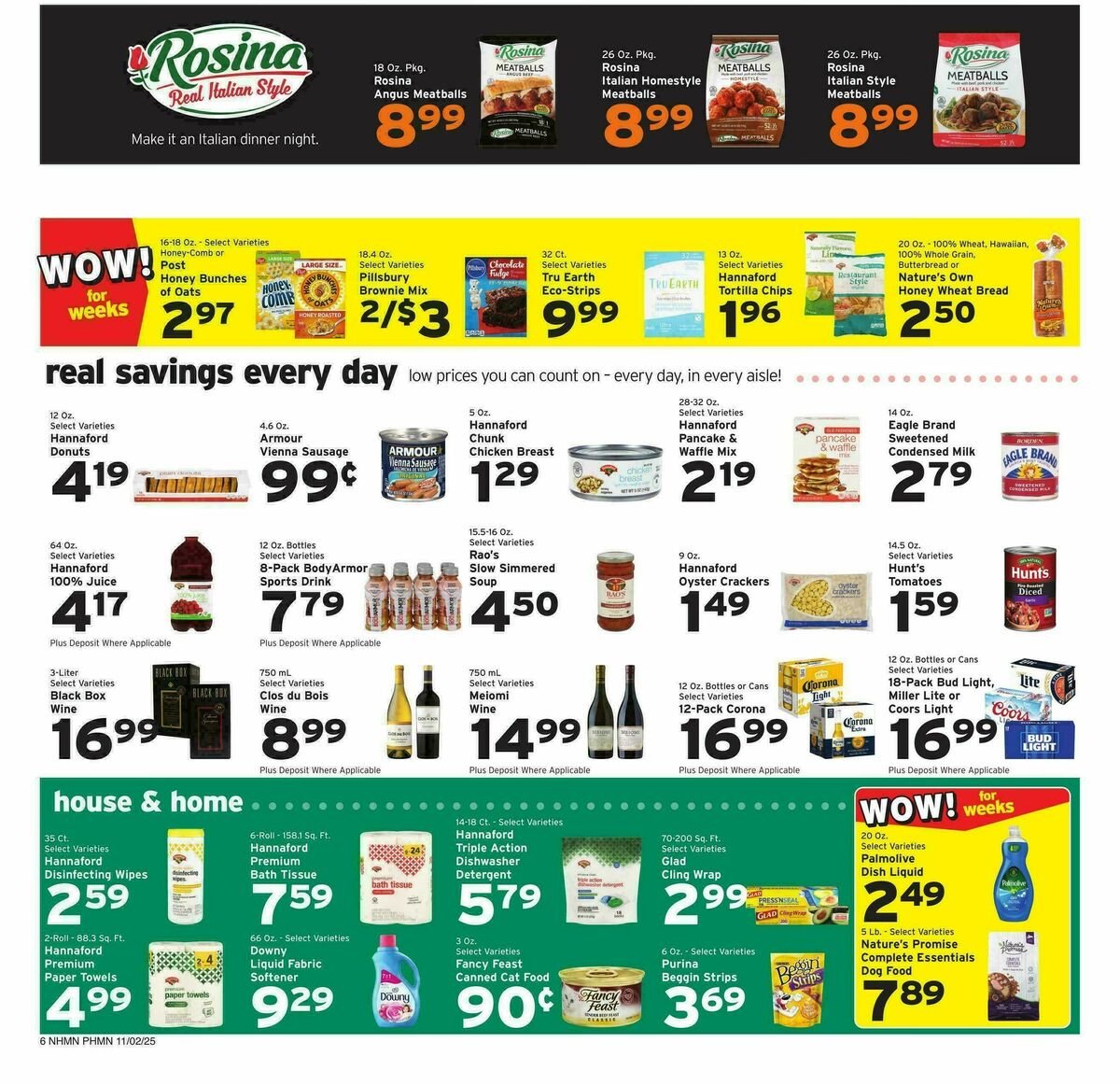 Hannaford Weekly Ad from November 2