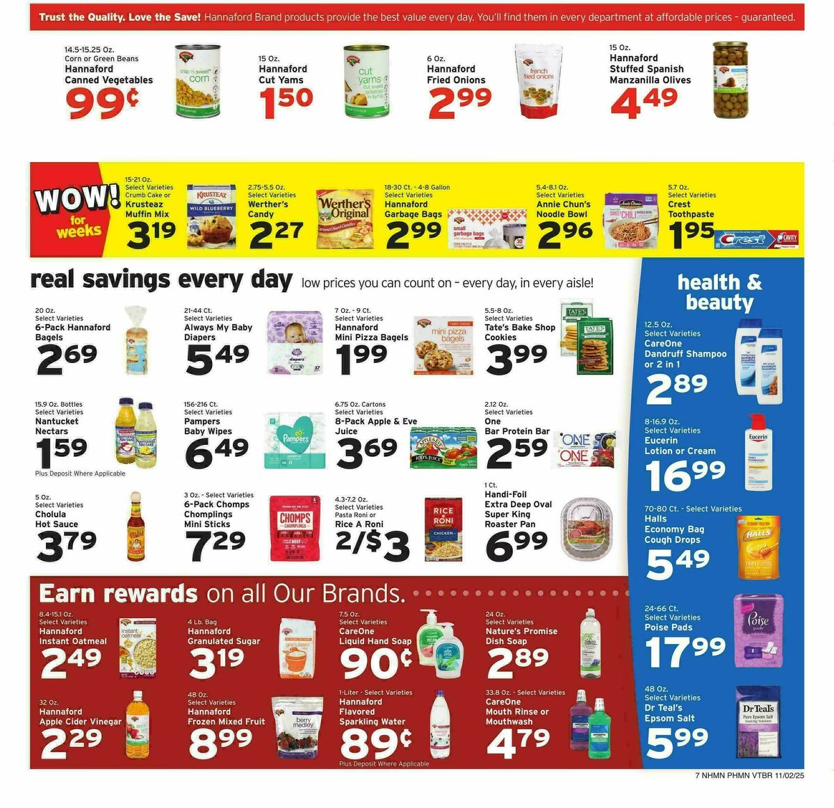 Hannaford Weekly Ad from November 2