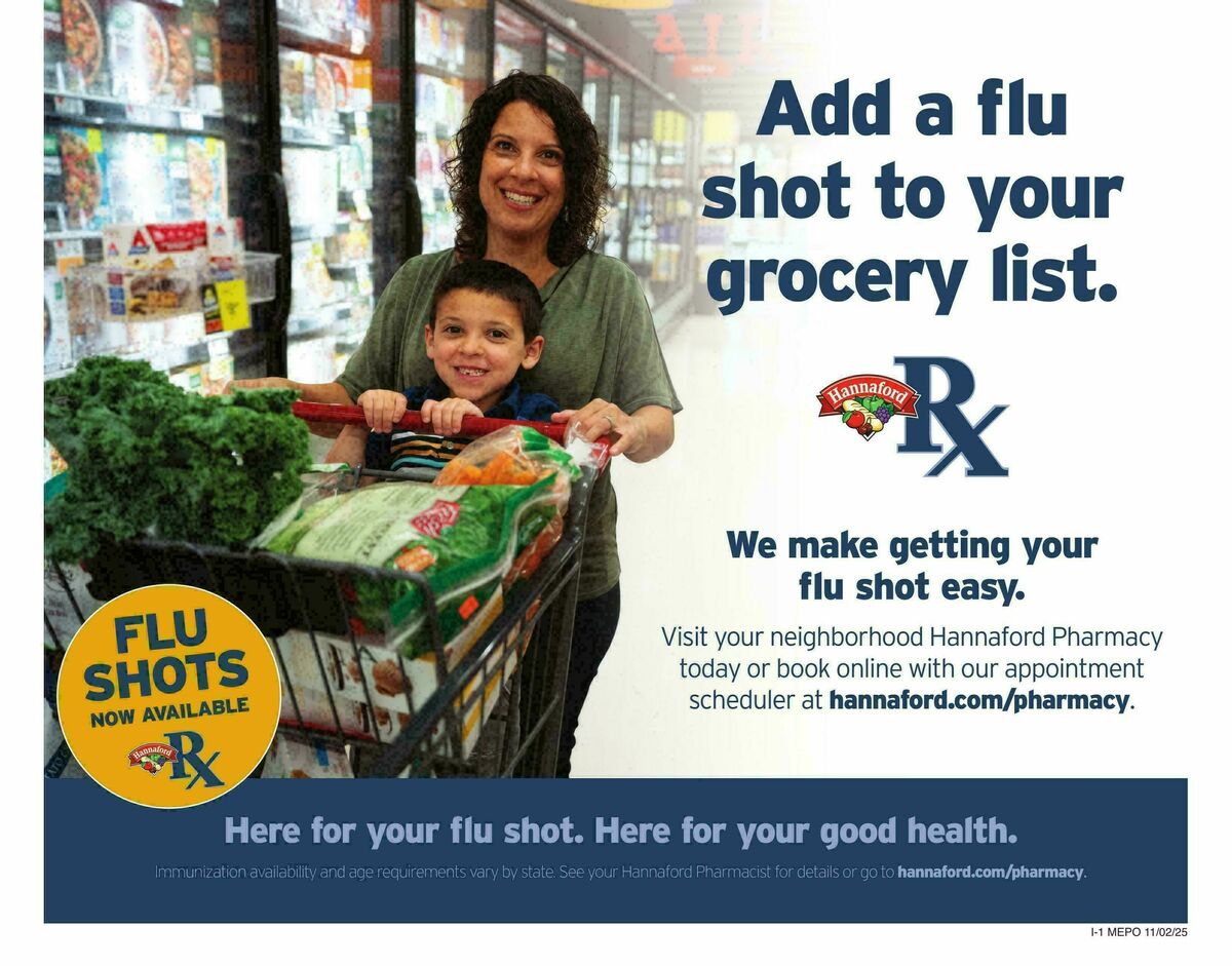 Hannaford Weekly Ad from November 2