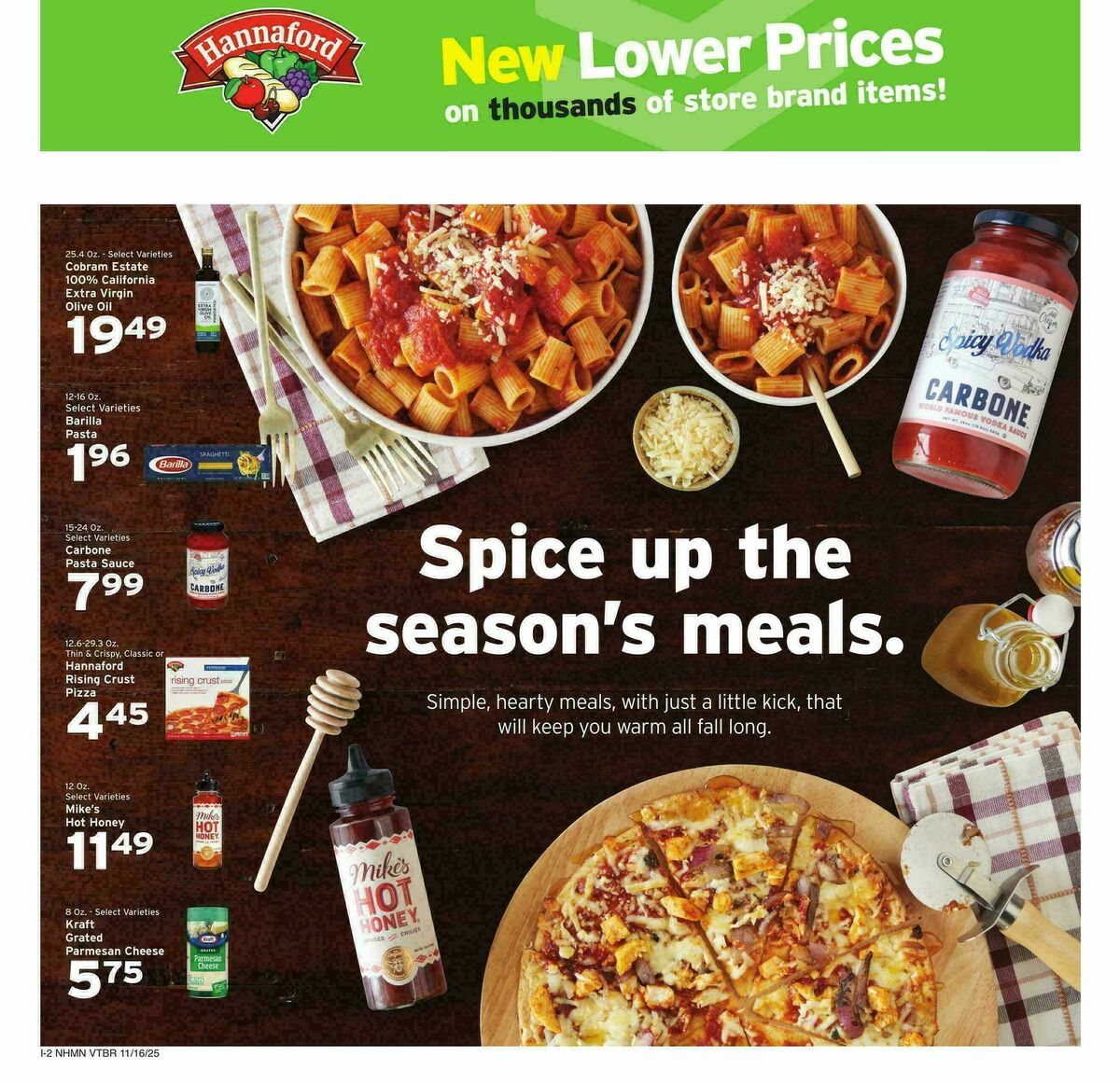 Hannaford Weekly Ad from November 16