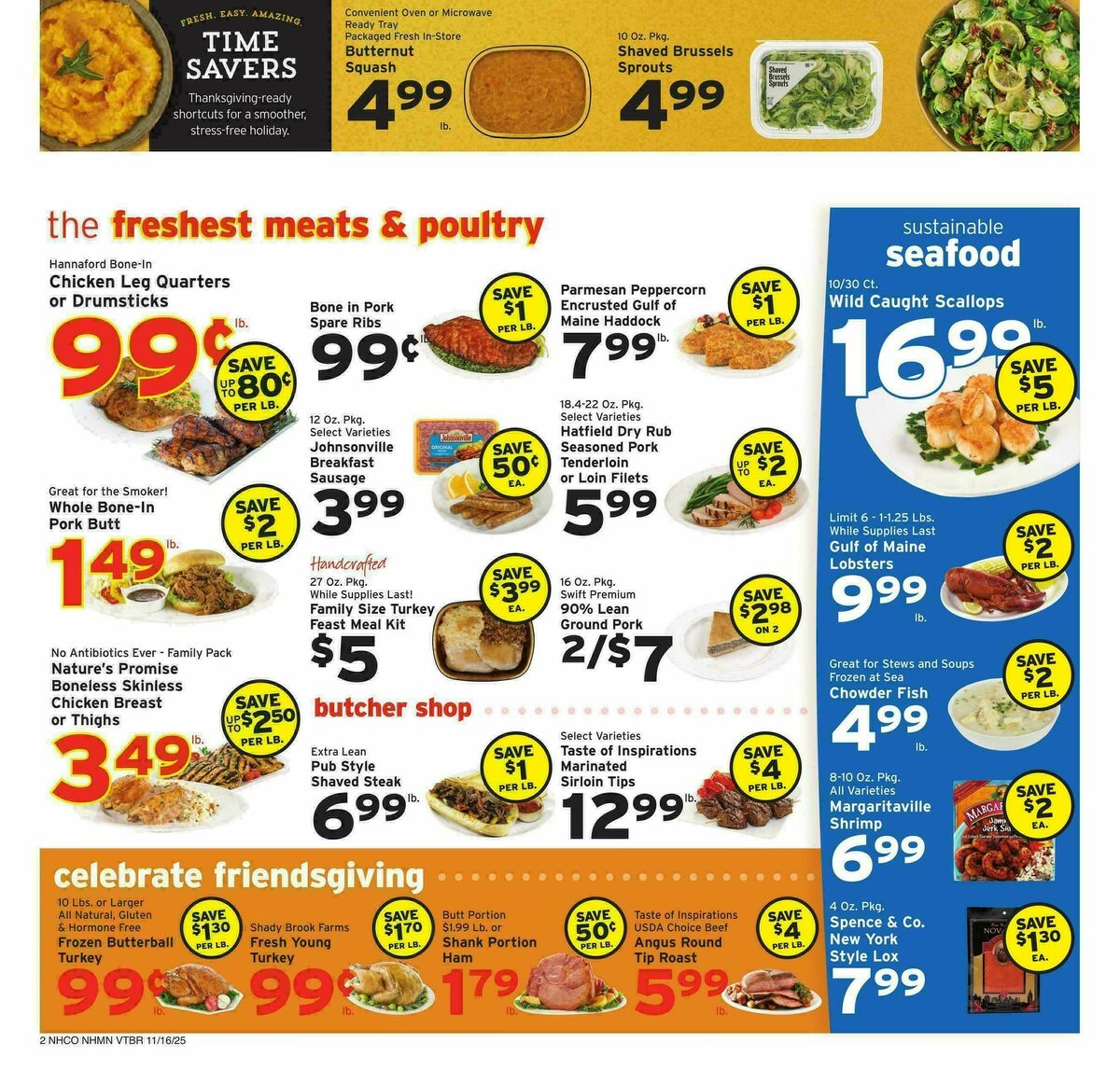 Hannaford Weekly Ad from November 16