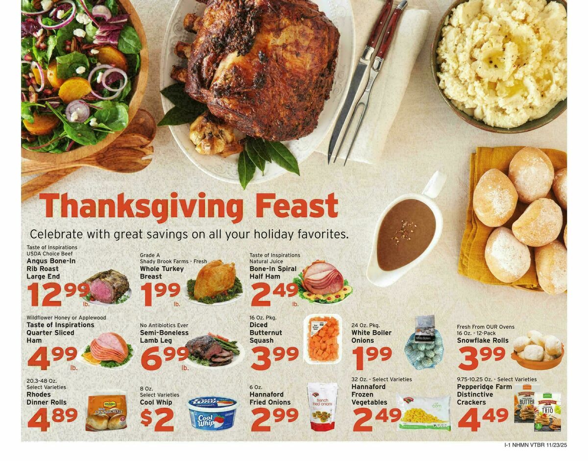 Hannaford Weekly Ad from November 23