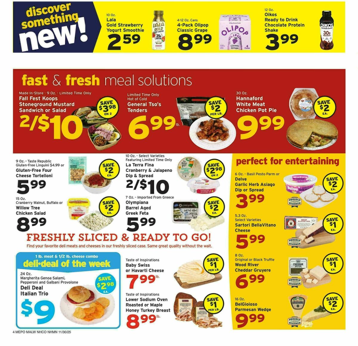 Hannaford Weekly Ad from November 30